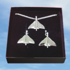 AVRO Vulcan Pendant and Earring - Nickel plated